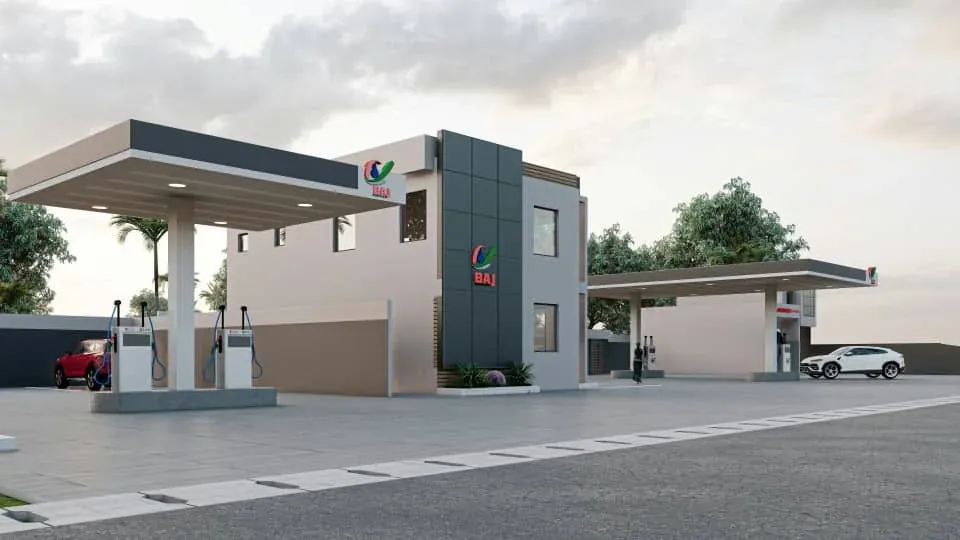 Projet de station, vue 3D