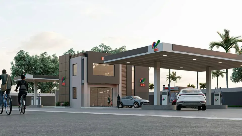 Projet de station, vue 3D